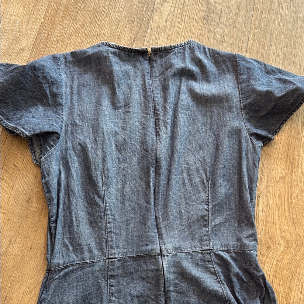 Draper James Blue Ruffle Dress - Picture 5 of 6